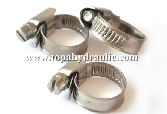 stainless steel types of hose heavy duty clamp