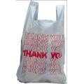 Wholesale Biodegradable T Shirt Plastic Bag Roll PE T-Shirt Hand Bags