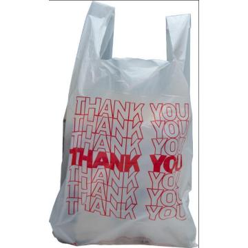 Wholesale Biodegradable T Shirt Plastic Bag Roll PE T-Shirt Hand Bags