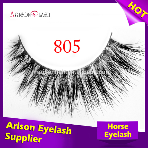 100% horse fur false eyelashes Qingdao manufacturers wholesale mink eyelash, synthetic eyelash, human hair eyelash, 3D lashes