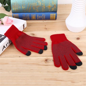 stock grip palm winter magic stretch gloves for smartphones and touchscreens
