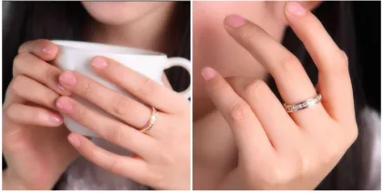 High Quality Diamond Stainless Steel Jewellery Ring Fashion Ring (hdx1029)