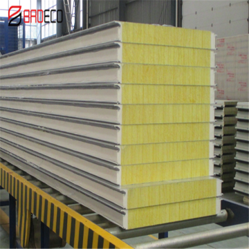 Fireproof And Insulated Glass Wool Sandwich Panel