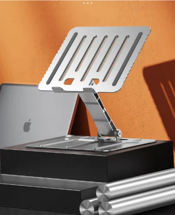 Aluminum alloy height-adjustable computer stand