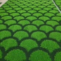 Tapis de pelouse simulé par gazon artificiel 3D