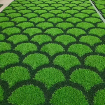 Tapis de pelouse simulé par gazon artificiel 3D