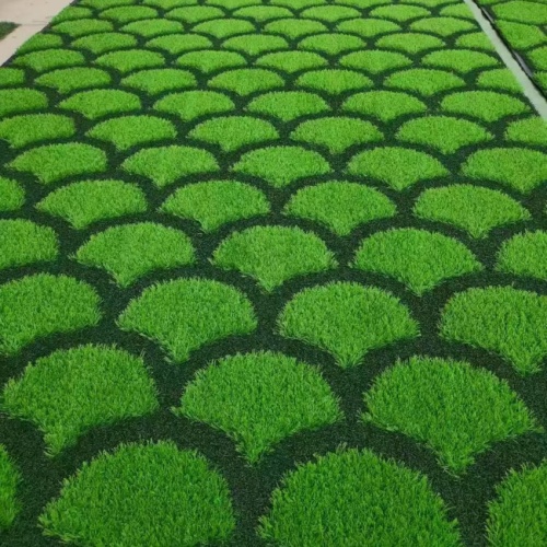 Tapis de pelouse simulé par gazon artificiel 3D