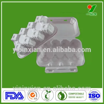 Wholesale recycle biodegradable molded fiber paper pulp egg tray