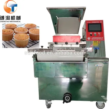Automatic madeleine panda flower sponge cake making machine