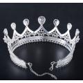 2.8 Inch Full Clear Stone Pageant Crown