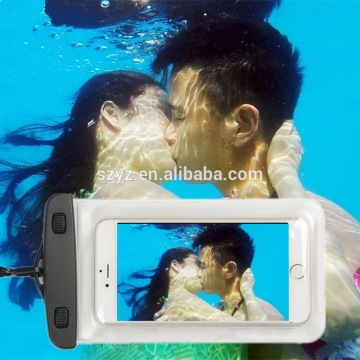 Clear Waterproof Underwater Cell Phone Pouch Dry Bag Case Cover for iPhone6 Plus