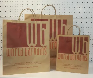 Brown Paper Grocery Bags Wholesale