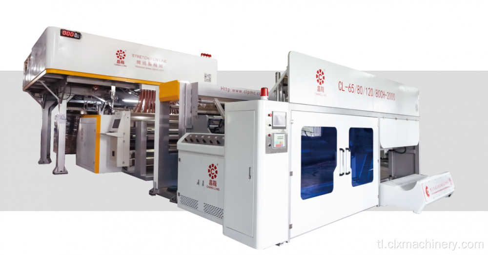 2000mm high-end intelihenteng ganap na awtomatikong high-speed casting film machine