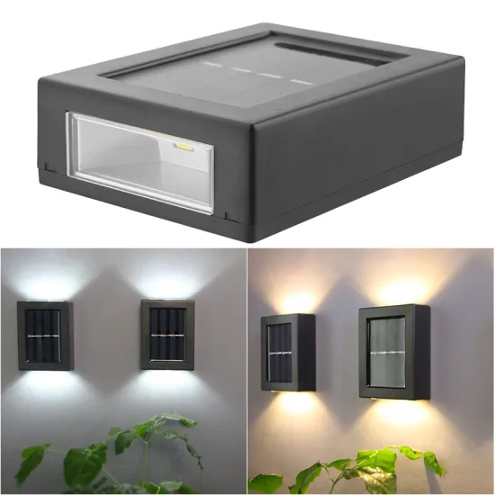 Outdoor Solar Garden Waterproof Wall Lamp: Newest Design for Stair and Up-Down Decor