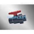 U PVC Plastic Ball Valve Male schroefdraad 90 mm