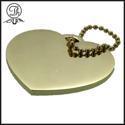 Ball chain Heart bag charm for charm bracelets