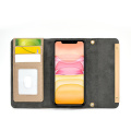 Stand Design Flip Leather Phone Case with Mirror