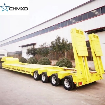 4-Line 8-Axis Gooseneck low bed trailer