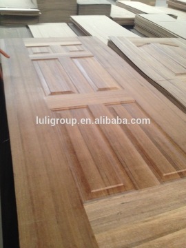 HDF Door Skin with Natural Teak Veneer