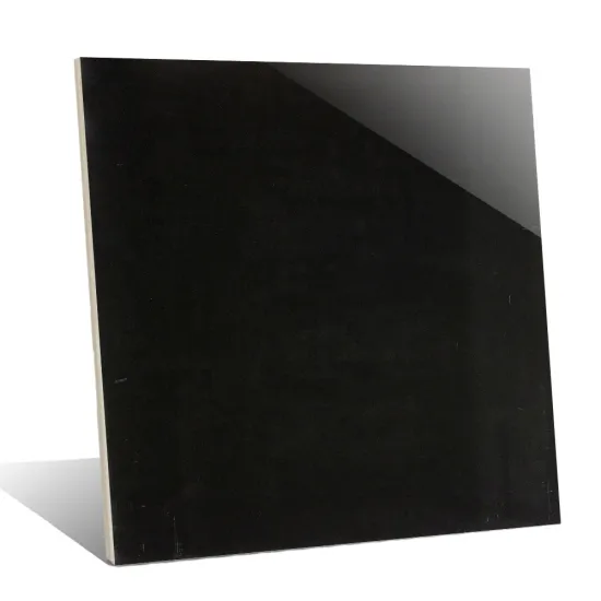 Modern Hotel Anti-Slip Asian Black and White Polished Porcelain Floor Tile 600x600 for Living Room and Villa