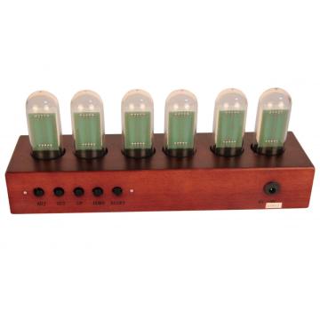 Nixie Tube Digital Clock with Rectangular Light Bulb