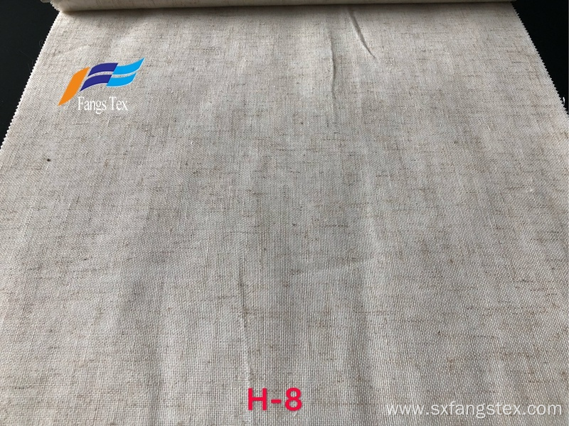 Wholesale Eco-friendly Linen Polyester Curtains Fabric