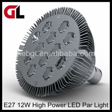 E27 12W High Power LED Par Light with high brightness 100lm/w