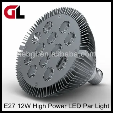 E27 12W High Power LED Par Light with high brightness 100lm/w