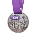 New Arrival Custom Shape 2D 3D Printed Medal Modern Sports Award in Metal (Brass or Bronze) Logo Stamping Technique