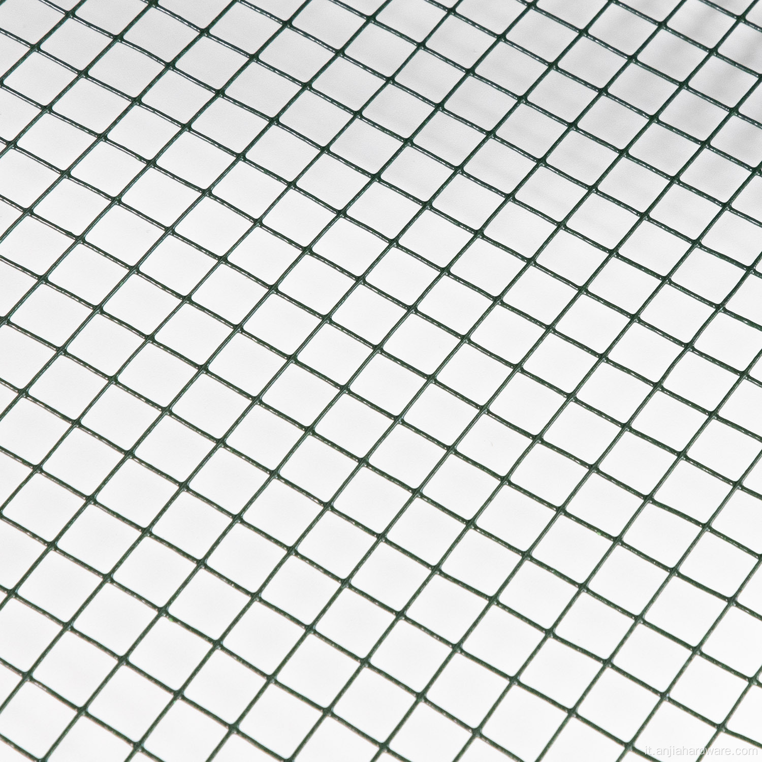 PVC Mesh filo saldato in ferro verde scuro