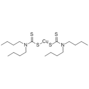 bis(dibutyldithiocarbamato-S,S')copper CAS 13927-71-4