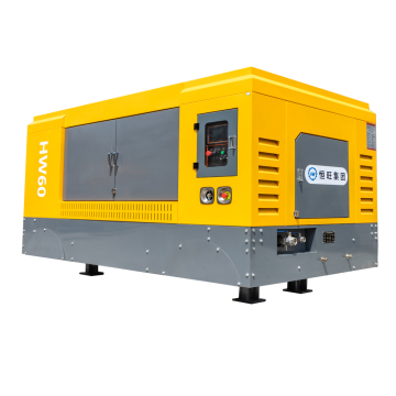 2025 Hengwang Diesel Driven Mobile Screw Air Compressor for Blasthole Drilling
