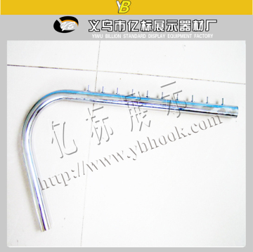 Heavy duty Chrome Round display shelf wall hook