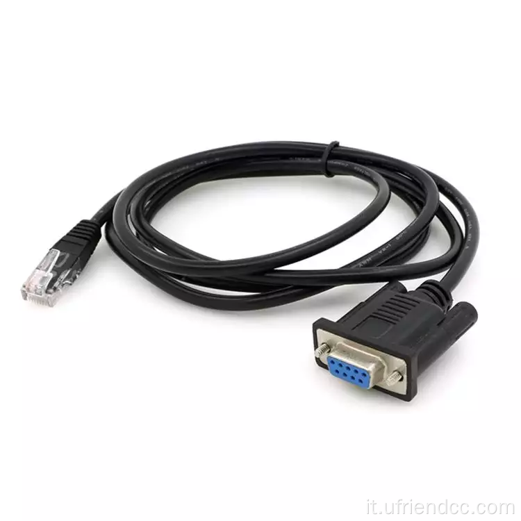 OEM RS232 DB9 a RJ45/RJ11/RJ12 8P8C/6P6C/4P4C Cavo seriale