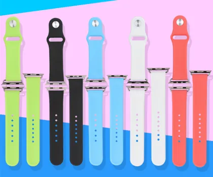 Silicone Bracelet for Apple Watch Parts