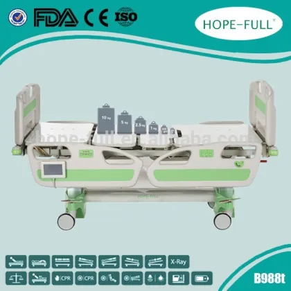 Imported ABS engineering plastic multifunctional electric ICU bed