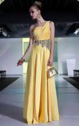 DORISQUEEN(DORIS) hot sale one shoulder arabic evening dress