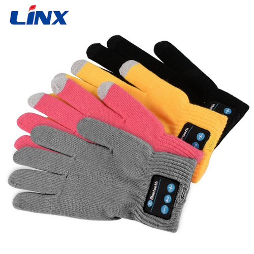 Casque d&#39;écoute de gants Bluetooth tricoté pour smartphone