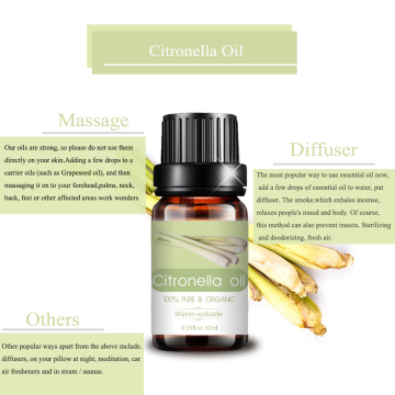 Therapeutic Grade Citronella Essential Oil For Skin Care