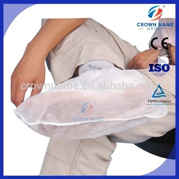 White Elasticated PP Disposable nonwoven shoe cover