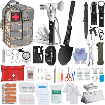 Durable Outdoor Oxford First Aid Kit - Trauma Bag for Field Survival