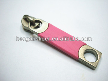 Metal slider for metal zipper and nylon zipper