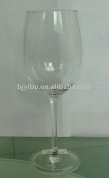 Transparent goblet glass cup