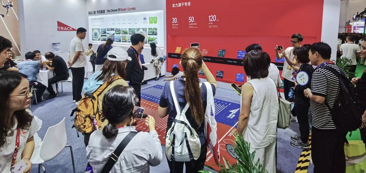 Prefabricated Rubber Track Exhibition 2