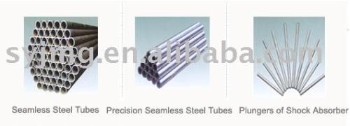 Seamless steel tube and precision seamless steel tube