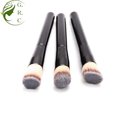3 PRO Oval Foundation Brushes Black Foundation Brush