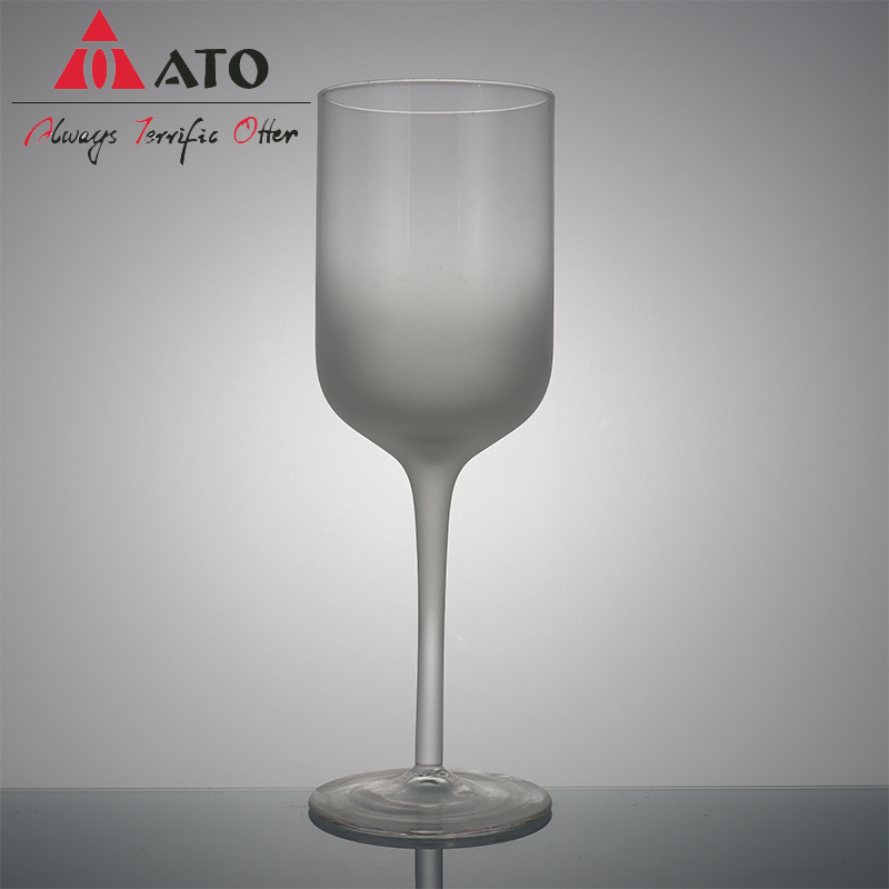 ATO Wholesale large decorative goblet drinking wine glass