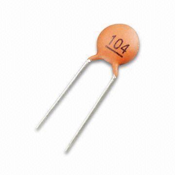 Semiconductor Dielectric Insulator Disk Ceramic Capacitor with 10 to 220nF Capacitance