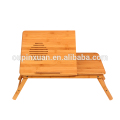 table pour ordinateur portable en bambou