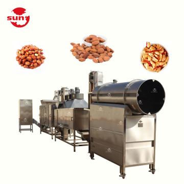 Automatic Nut Roaster and Seasoning Production Line Machine